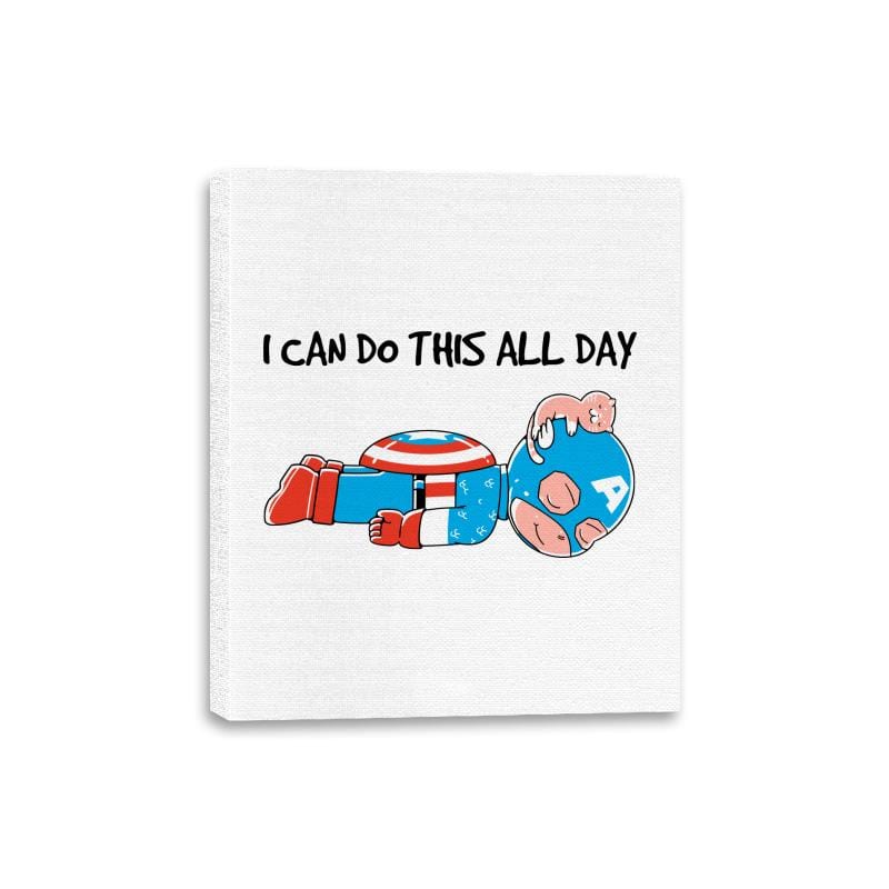 I Can Do This All Day - Canvas Wraps Canvas Wraps RIPT Apparel 8x10 / White