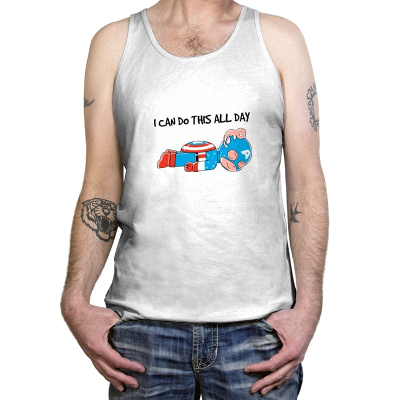 I Can Do This All Day - Tanktop Tanktop RIPT Apparel X-Small / White