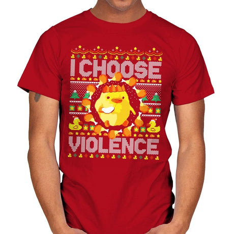 I Choose Violence - Mens T-Shirts RIPT Apparel Small / Red