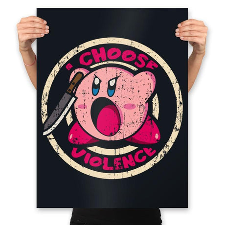 I Choose Violence - Prints Posters RIPT Apparel 18x24 / Black