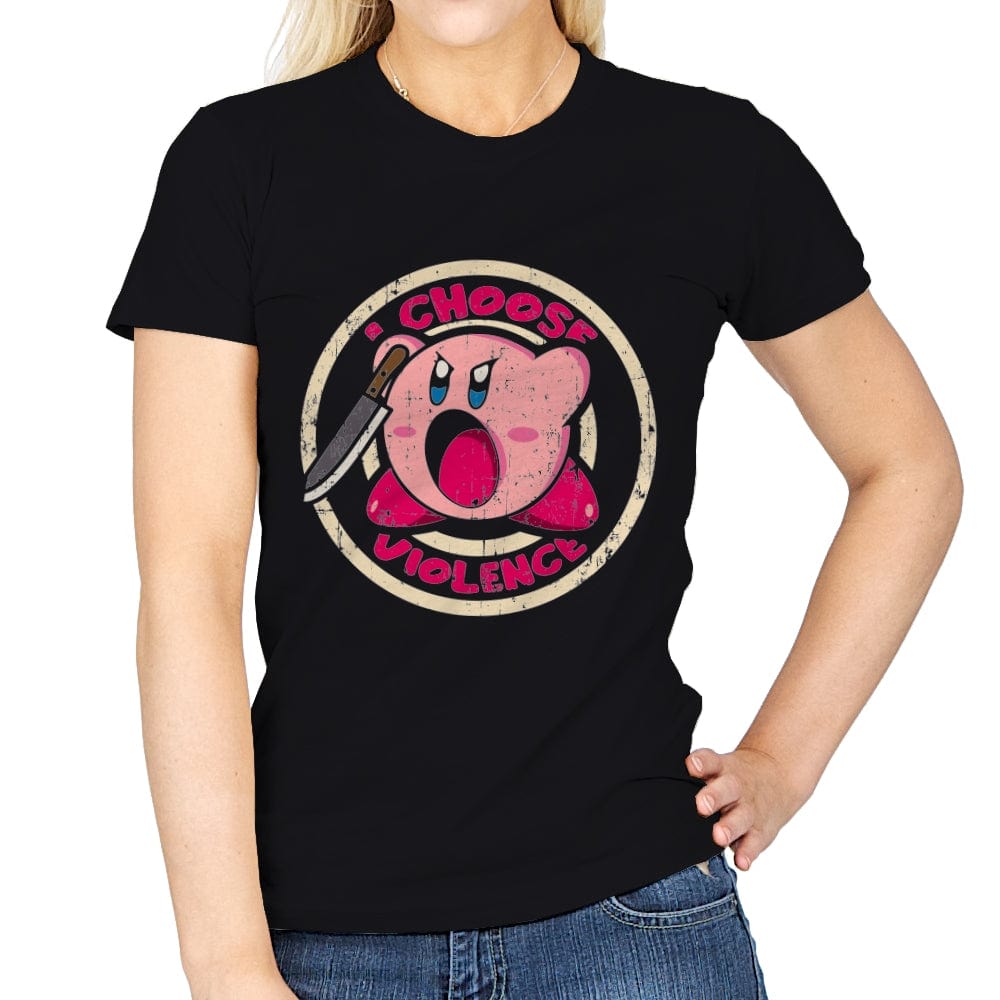 I Choose Violence - Womens T-Shirts RIPT Apparel Small / Black