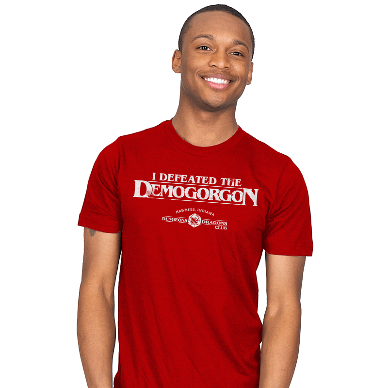 I Defeated The Demogorgon - Mens T-Shirts RIPT Apparel