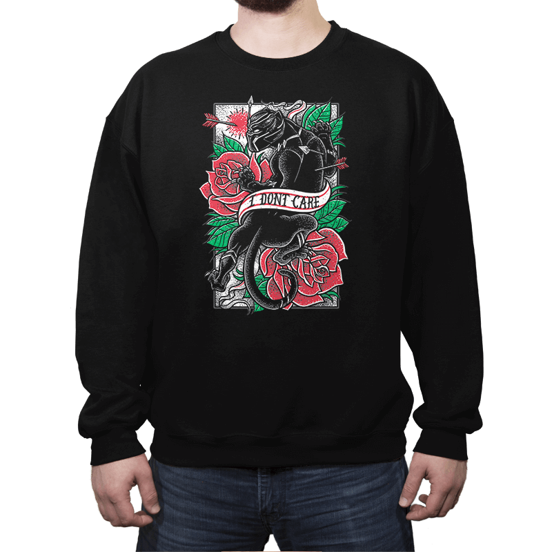 I DON'T CARE - Crew Neck Crew Neck RIPT Apparel