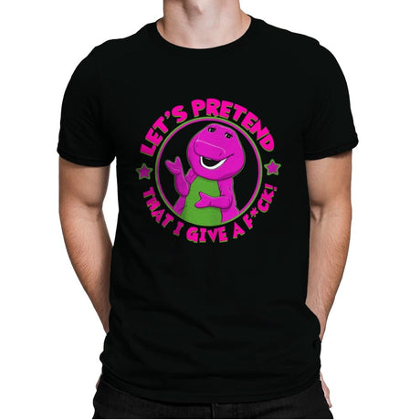 I Don't Give AF - Mens Premium T-Shirts RIPT Apparel Small / Black