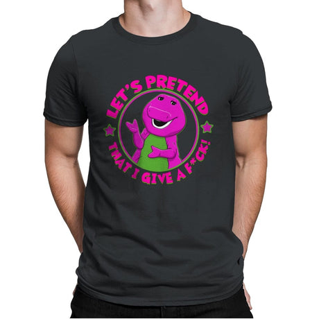 I Don't Give AF - Mens Premium T-Shirts RIPT Apparel Small / Heavy Metal