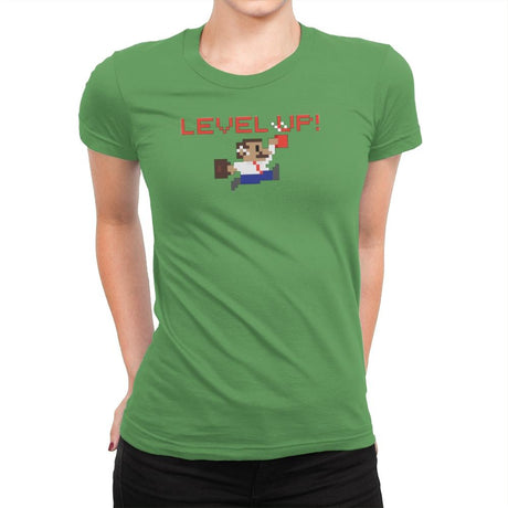 I Dont Get Older, I Level Up - Womens Premium T-Shirts RIPT Apparel Small / Kelly