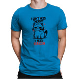 I Dont Need Therapy I Need Silence - Mens Premium T-Shirts RIPT Apparel Small / Turqouise