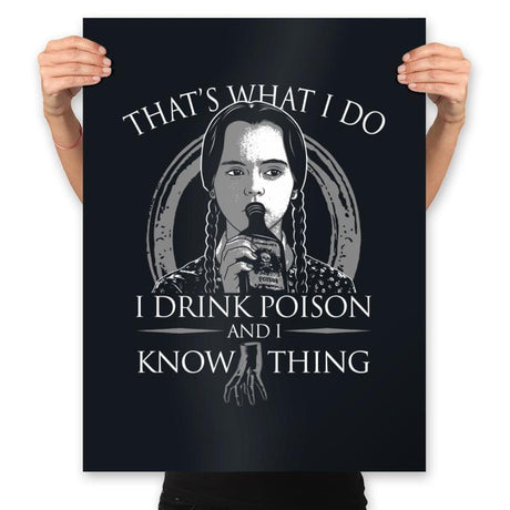 I Drink Poison - Prints Posters RIPT Apparel 18x24 / Black