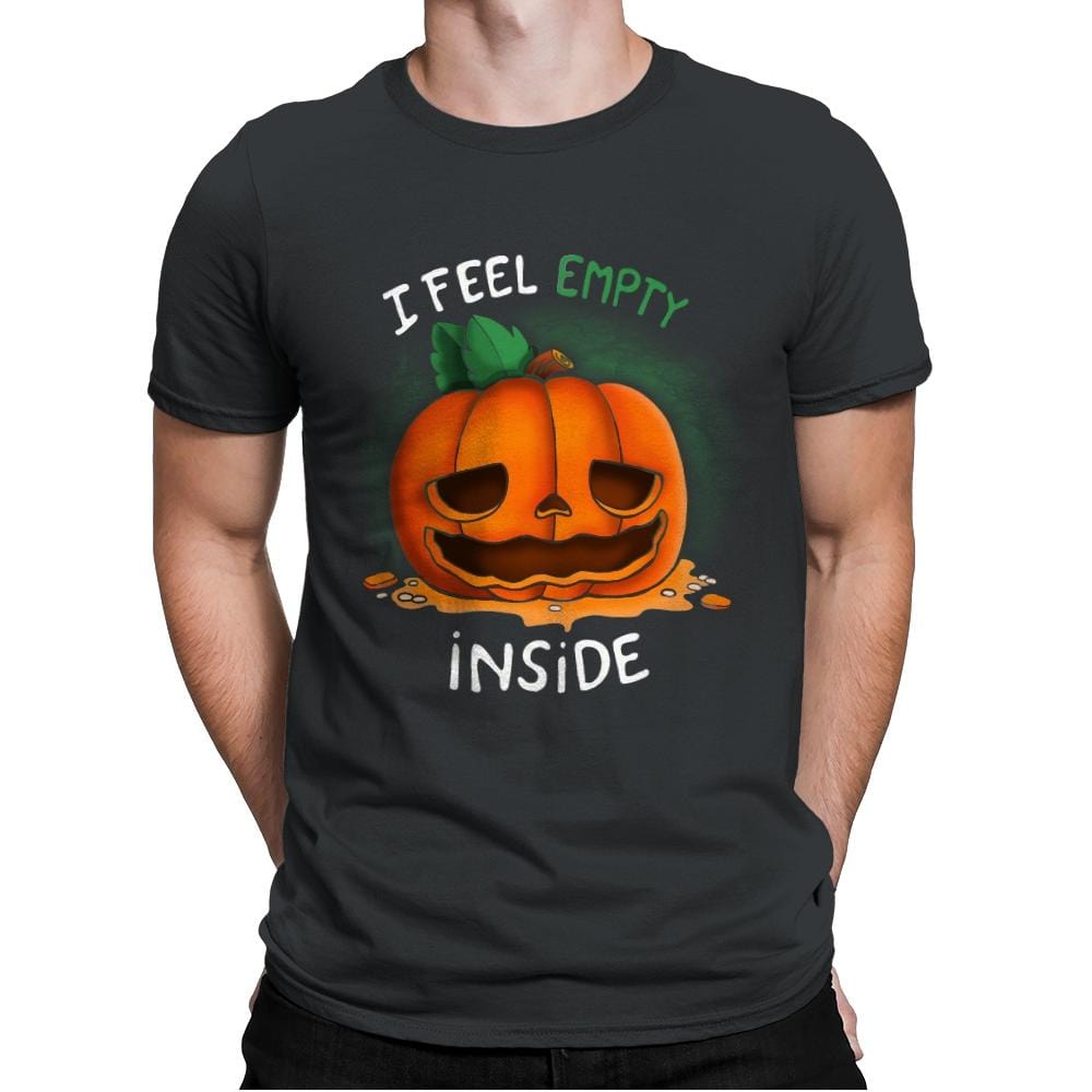 I Feel Empty Inside - Mens Premium T-Shirts RIPT Apparel Small / Heavy Metal