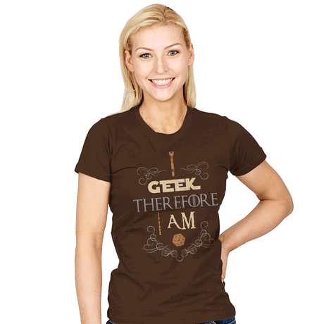 I Geek - Womens T-Shirts RIPT Apparel