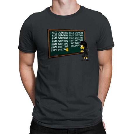 I Hate Everything - Mens Premium T-Shirts RIPT Apparel Small / Heavy Metal