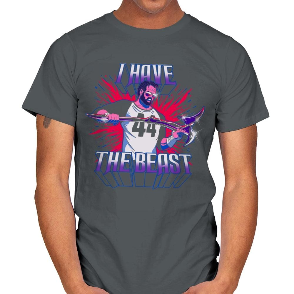I Have The Beast - Mens T-Shirts RIPT Apparel Small / Charcoal