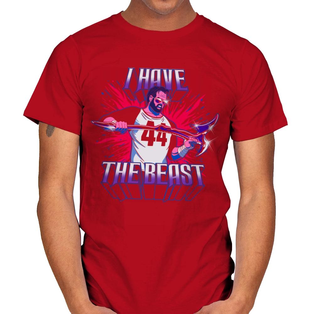 I Have The Beast - Mens T-Shirts RIPT Apparel Small / Red