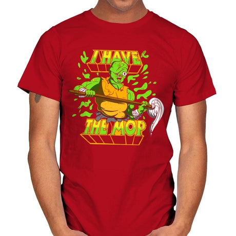 I Have the Mop - Mens T-Shirts RIPT Apparel Small / Red