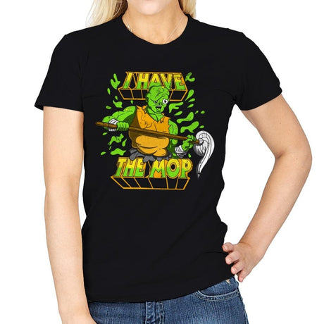 I Have the Mop - Womens T-Shirts RIPT Apparel Small / Black