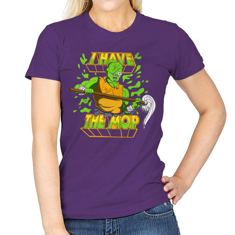 I Have the Mop - Womens T-Shirts RIPT Apparel Small / Purple