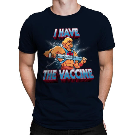I have the vaccine - Mens Premium T-Shirts RIPT Apparel Small / Midnight Navy