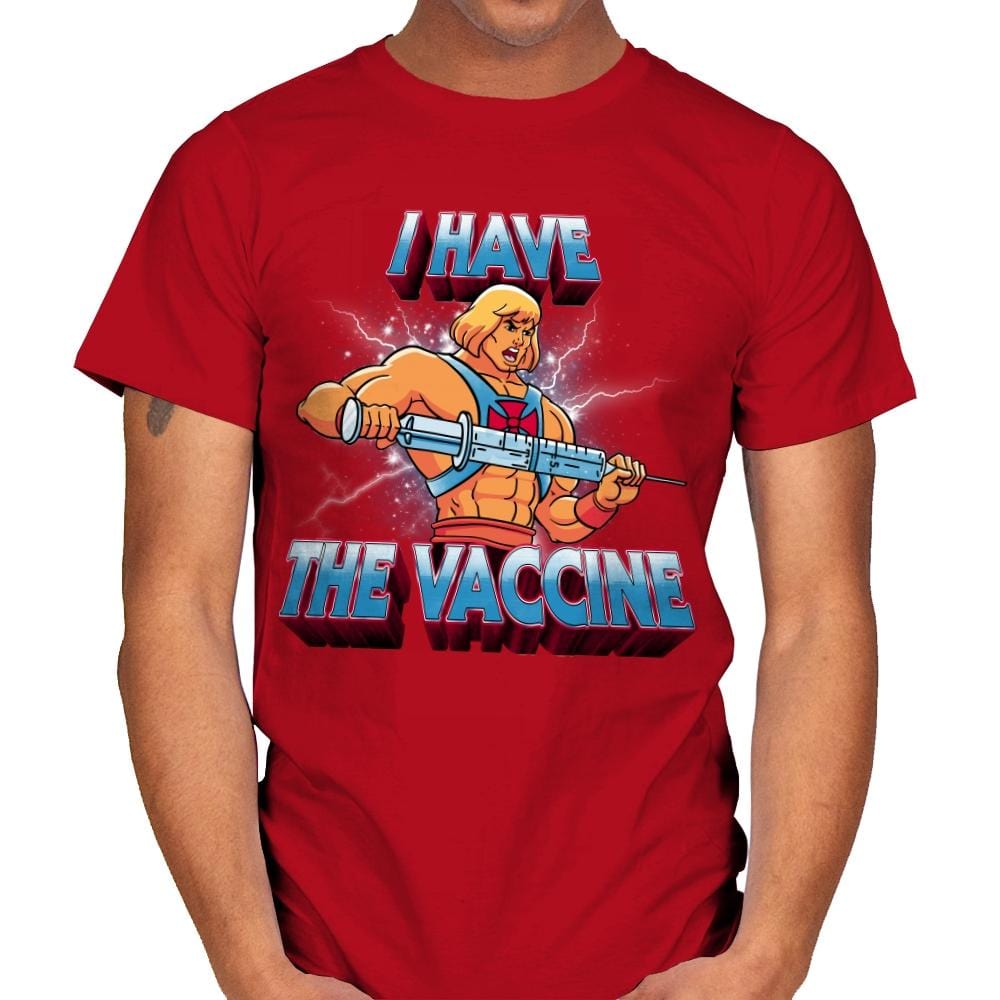 I have the vaccine - Mens T-Shirts RIPT Apparel Small / Red