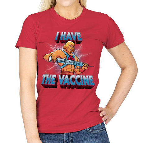 I have the vaccine - Womens T-Shirts RIPT Apparel Small / Red