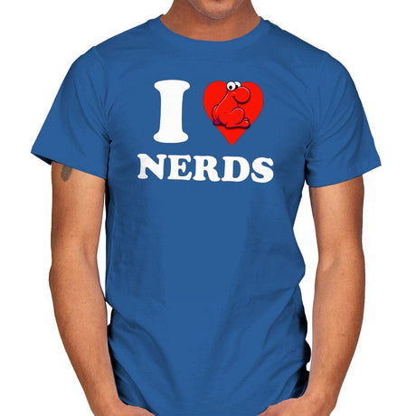 I Heart Nerds - Mens T-Shirts RIPT Apparel Small / Royal