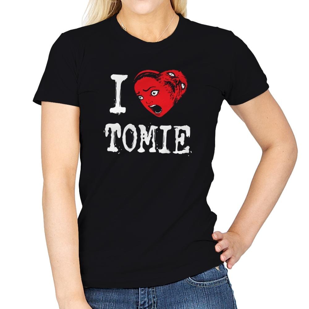 I (Heart) Tomie - Womens T-Shirts RIPT Apparel Small / Black
