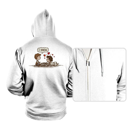I Know. - Hoodies Hoodies RIPT Apparel Small / White