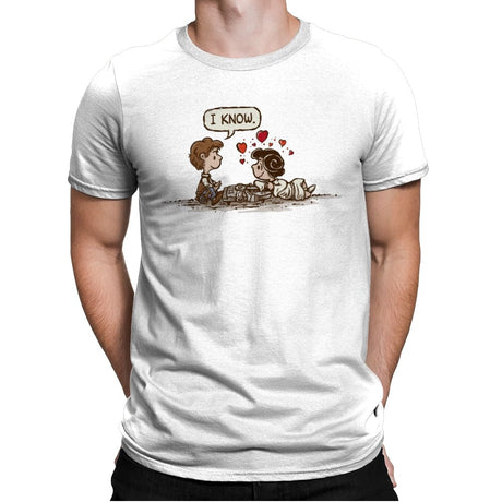I Know. - Mens Premium T-Shirts RIPT Apparel Small / White