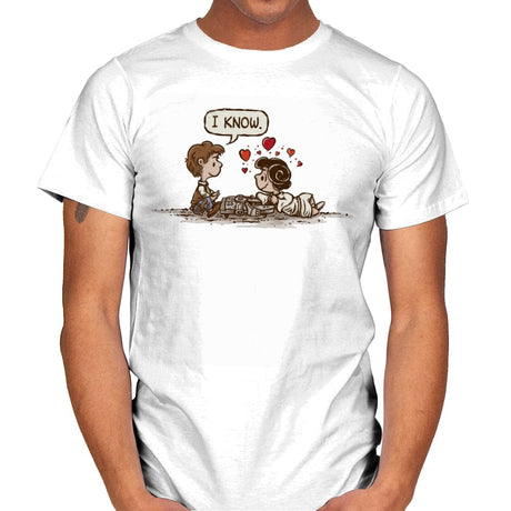 I Know. - Mens T-Shirts RIPT Apparel Small / White