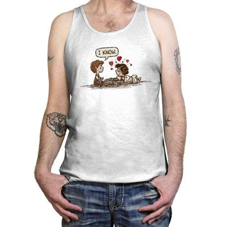I Know. - Tanktop Tanktop RIPT Apparel X-Small / White