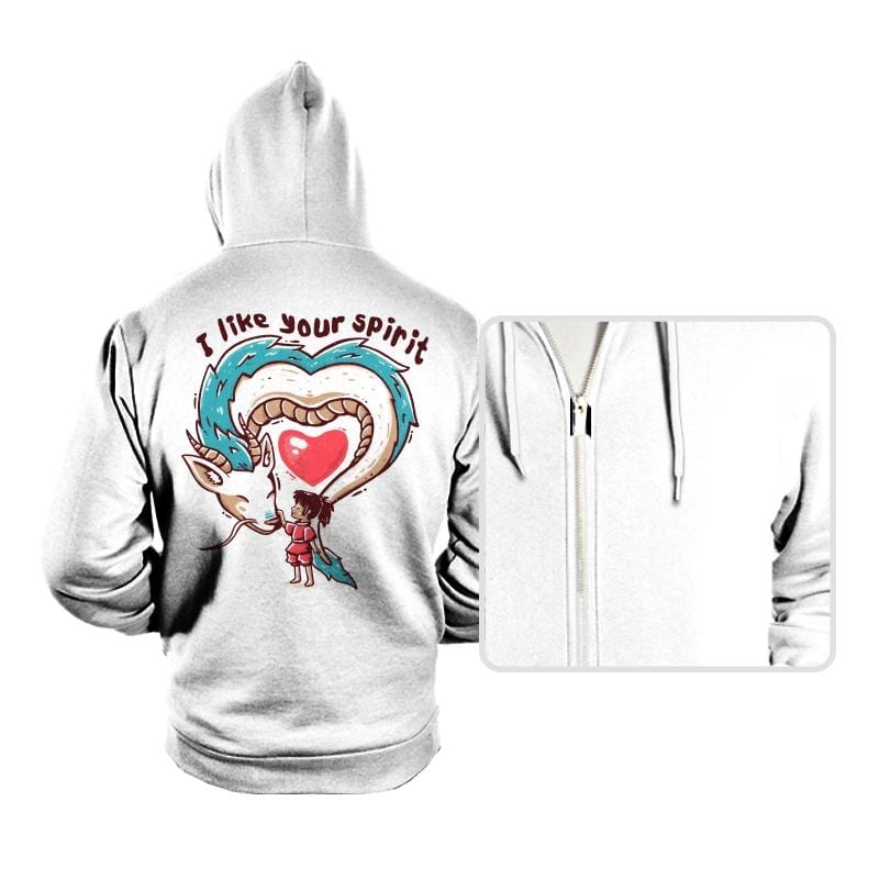 I Like Your Spirit - Hoodies Hoodies RIPT Apparel Small / White