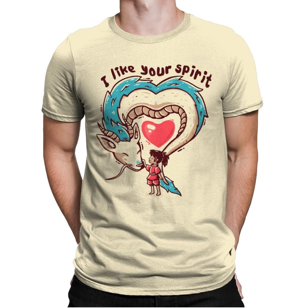 I Like Your Spirit - Mens Premium T-Shirts RIPT Apparel Small / Natural