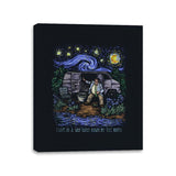 I Live in a Van Gogh - Best Seller - Canvas Wraps Canvas Wraps RIPT Apparel 11x14 / Black