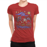 I Live in a Van Gogh - Best Seller - Womens Premium T-Shirts RIPT Apparel Small / Red
