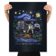 I Live in a Van Gogh - Prints Posters RIPT Apparel 18x24 / Black