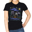 I Live in a Van Gogh - Womens T-Shirts RIPT Apparel Small / Black