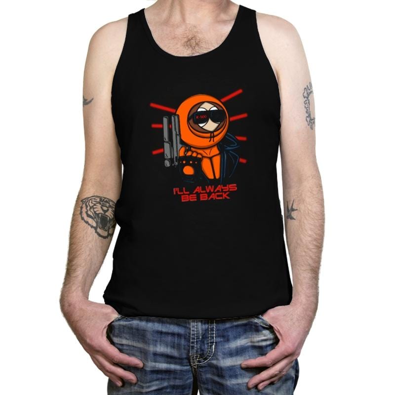 I'll always be back - Tanktop Tanktop RIPT Apparel X-Small / Black