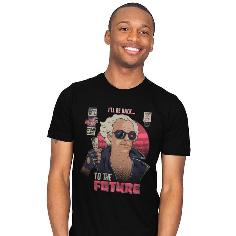 I'll Be Back Again - Mens T-Shirts RIPT Apparel Small / Black
