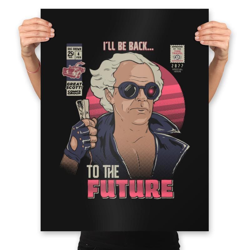 I'll Be Back Again - Prints Posters RIPT Apparel 18x24 / Black