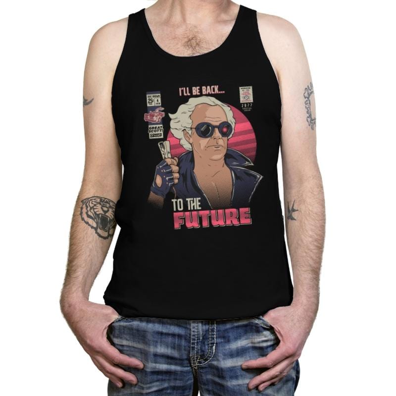 I'll Be Back Again - Tanktop Tanktop RIPT Apparel X-Small / Black