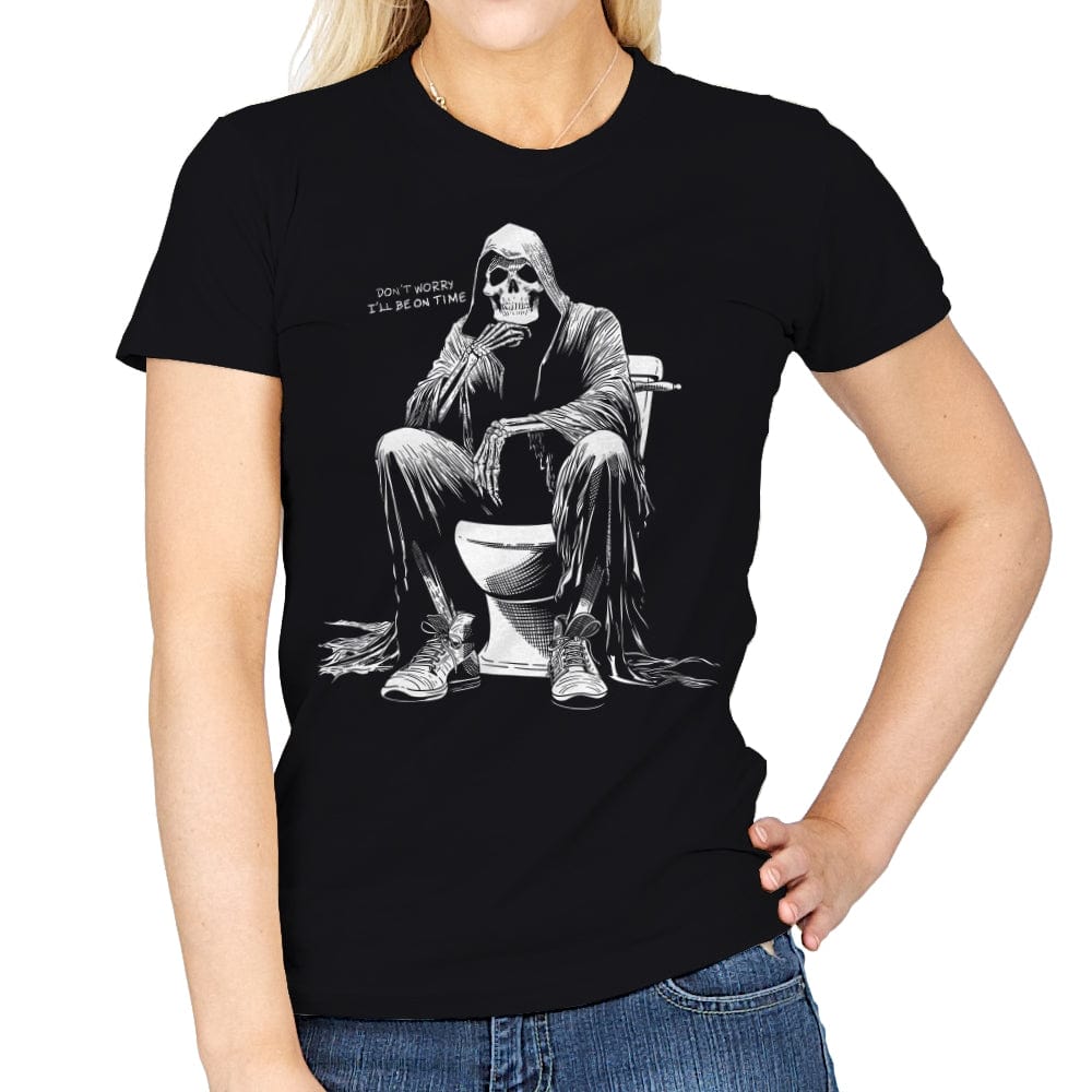 I'll be on Time. - Womens T-Shirts RIPT Apparel Small / Black