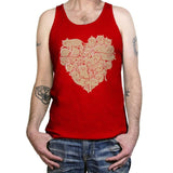I Love Cats Heart - Tanktop Tanktop RIPT Apparel X-Small / Red
