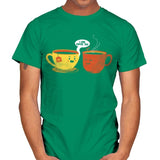 I Love Coffee Too - Mens T-Shirts RIPT Apparel Small / Kelly