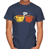 I Love Coffee Too - Mens T-Shirts RIPT Apparel Small / Navy