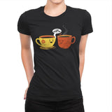 I Love Coffee Too - Womens Premium T-Shirts RIPT Apparel Small / Black