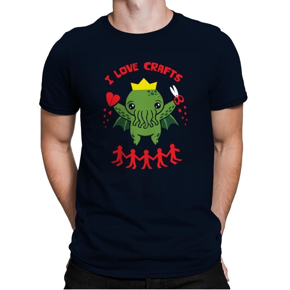 I Love Crafts - Mens Premium T-Shirts RIPT Apparel