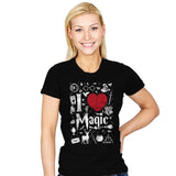 I love Magic - Womens T-Shirts RIPT Apparel