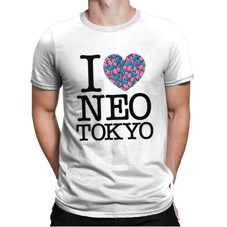 I Love Neo Tokyo - Mens Premium T-Shirts RIPT Apparel Small / White