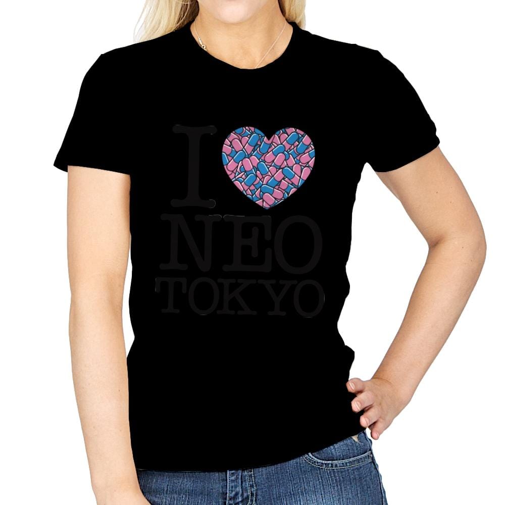 I Love Neo Tokyo - Womens T-Shirts RIPT Apparel