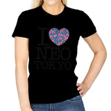 I Love Neo Tokyo - Womens T-Shirts RIPT Apparel