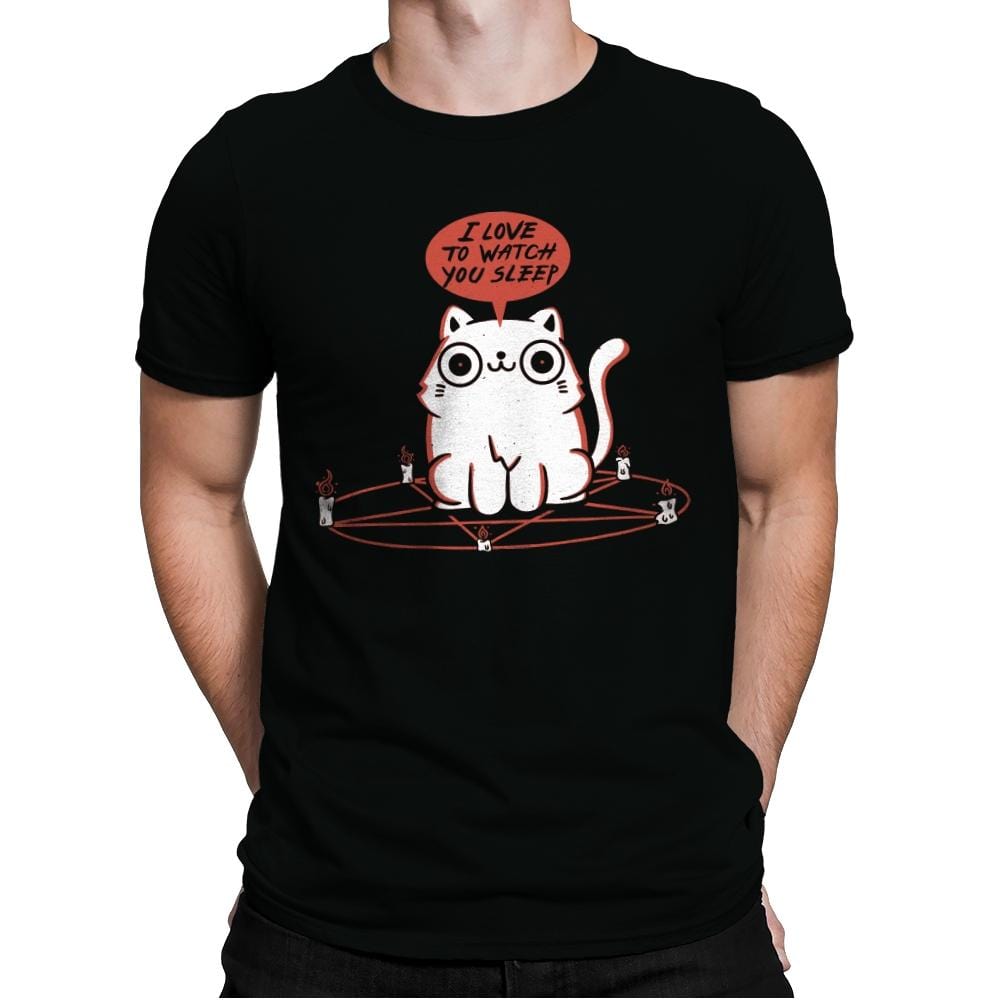 I Love To Watch You Sleep - Mens Premium T-Shirts RIPT Apparel Small / Black